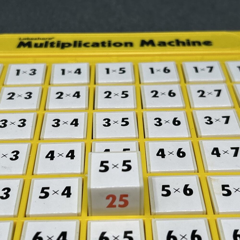 Multiplication Machine Kids Learning Toy - Yellow - Picture 5 of 7